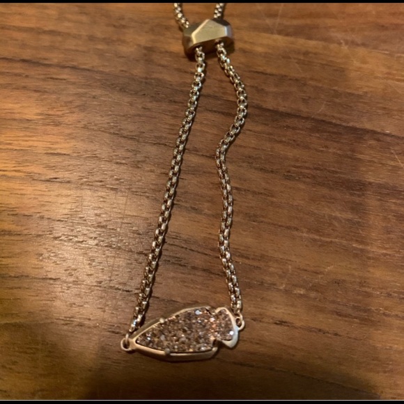 Kendra Scott Dusty Rose Gold Necklace AND Bracelet - Picture 5 of 6